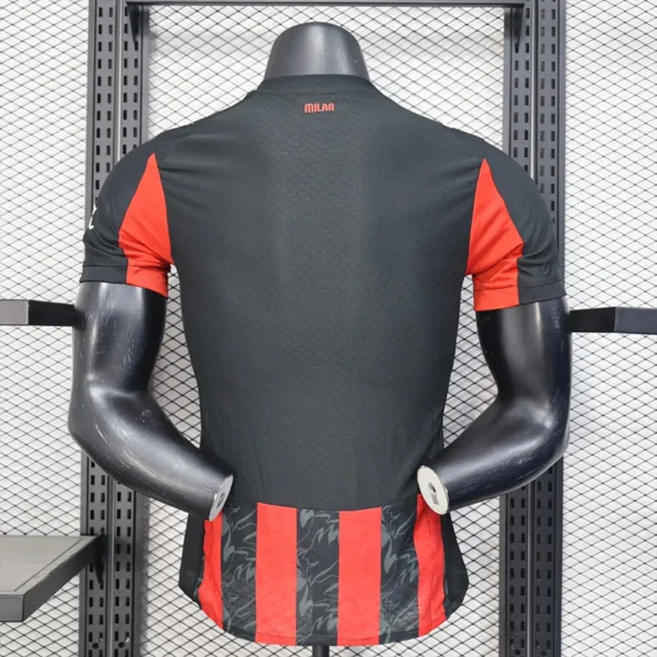 2026 AC Milan Style Home Soccer Jersey - Red & Black Rossoneri Football Shirt - Unbranded High-Performance Teamwear