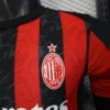2026 AC Milan Style Home Soccer Jersey - Red & Black Rossoneri Football Shirt - Unbranded High-Performance Teamwear