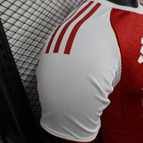 2026 Arsenal Style Home Soccer Jersey - Elite Red & White Football Shirt - Unbranded High-Performance Teamwear
