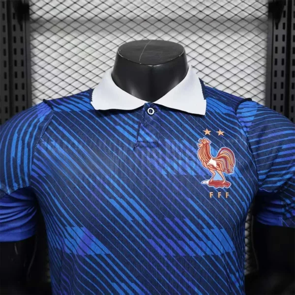 2026 France Style National Team Soccer Jersey - Premium Blue Football Shirt - Unbranded High-Performance Teamwear