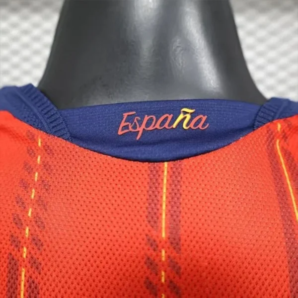 2026 Spain Style National Team Soccer Jersey - Red & Navy Football Shirt - Unbranded High-Performance Teamwear